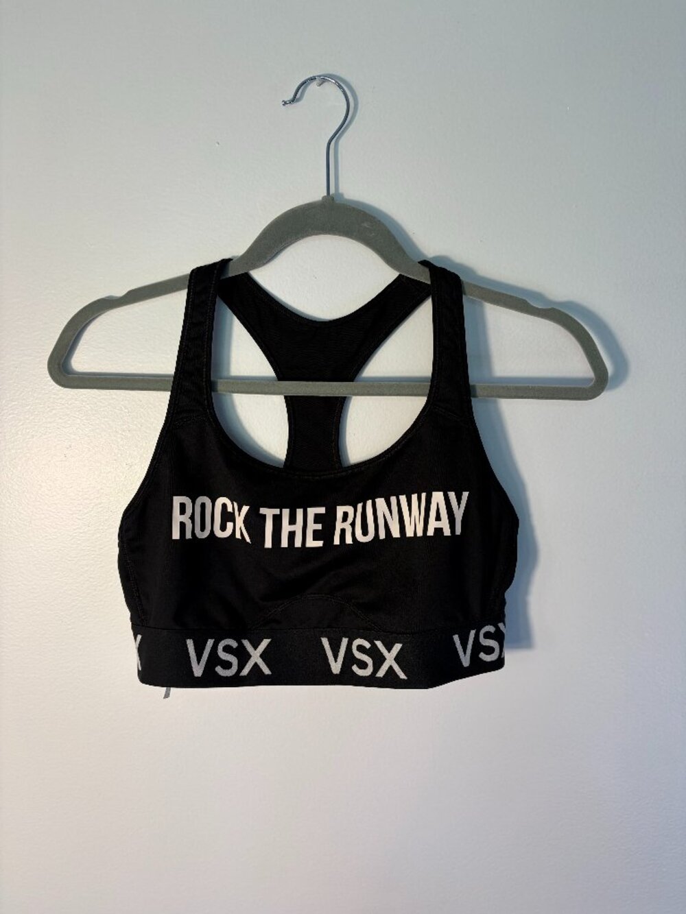 Victoria Secret Sport Rock The Runway Black Sports Bra